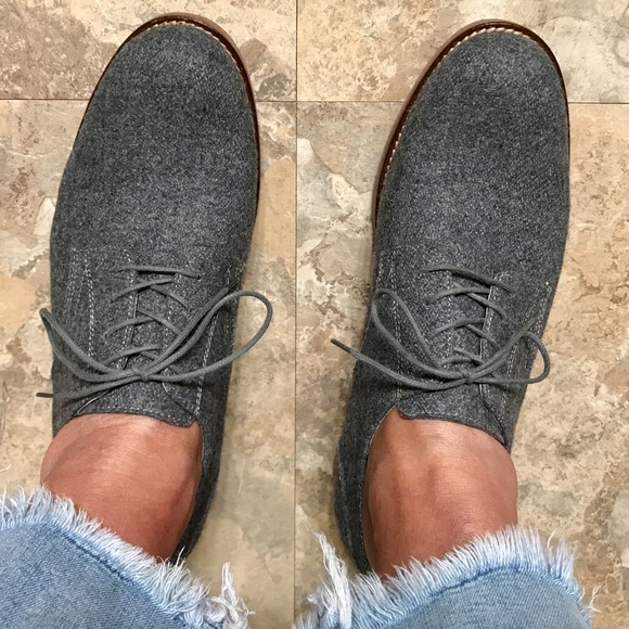 G.H. Bass & Co. Shoes - Gray Flannel Oxfords